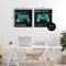 Stupell Industries Retro Gaming Phrases Controllers 2pc Framed Giclee Set, design by Kim Allen